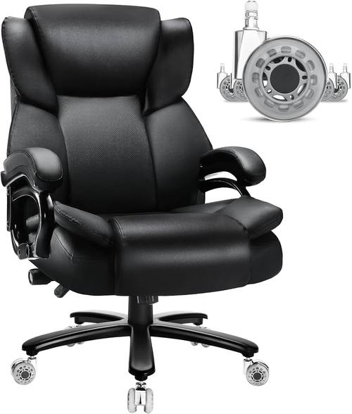 Big and Tall Office Chair, Heavy Duty Office Chair for Heavy People